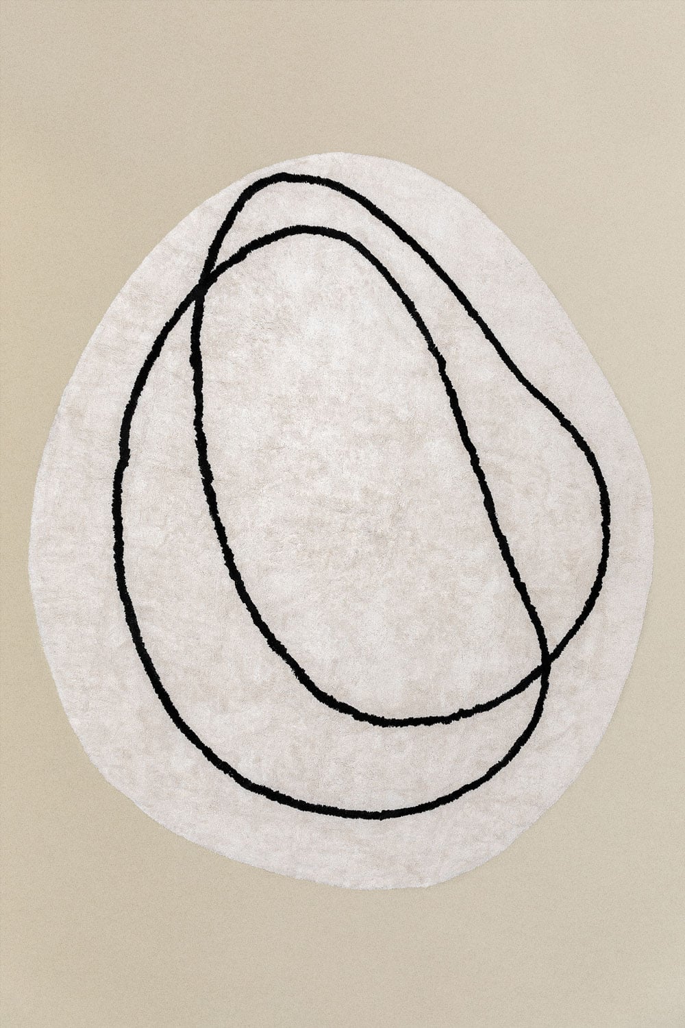 Tapis irrégulier 250x290 cm en coton Kamala - 1