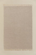 Tapis rectangulaire 120x200 cm en coton et jute Durat - 1