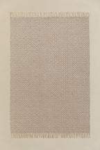 Tapis rectangulaire 120x200 cm en coton et jute Durat - 1