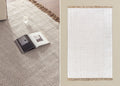 Tapis rectangulaire 200x300 cm en polyéthylène et jute Maxandra - 1