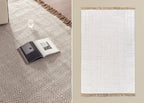 Tapis rectangulaire 200x300 cm en polyéthylène et jute Maxandra - 1