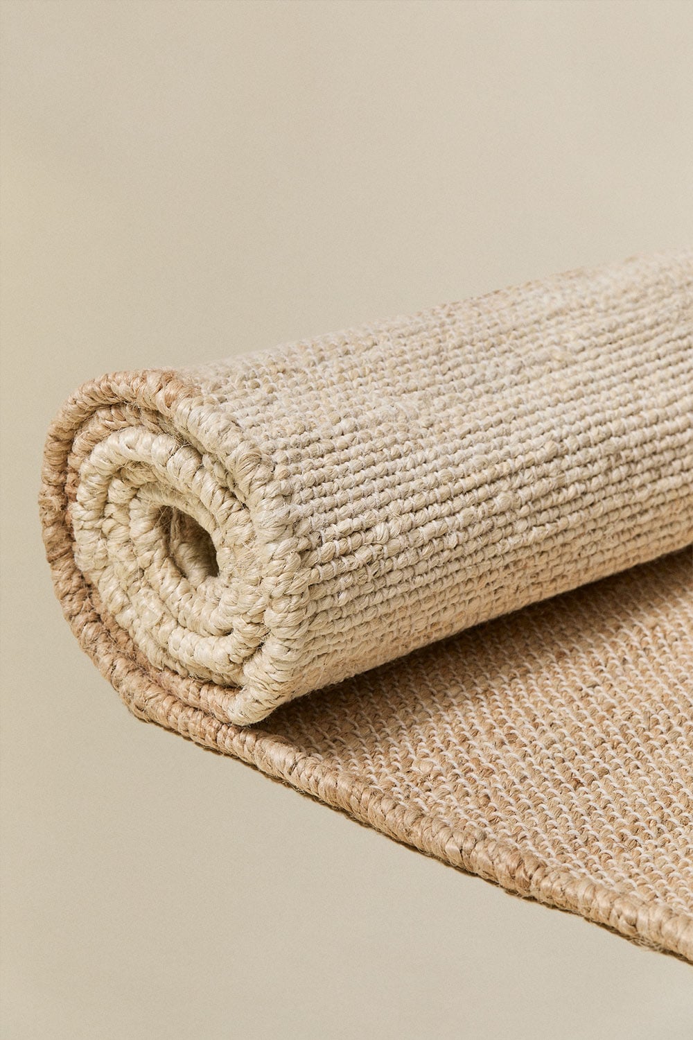 Tapis rectangulaire en jute et coton Meira - 2
