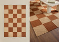 Tapis rectangulaire en laine et coton Bamako - 1