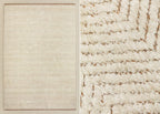 Tapis rectangulaire en polyester et jute Kalina - 3