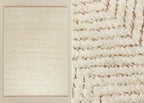 Tapis rectangulaire en polyester et jute Kalina - 2