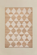 Tapis rectangulaire en jute et coton Braeden - 1