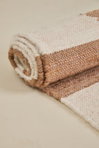 Tapis rectangulaire en jute et laine Jughead - 2