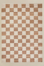 Tapis rectangulaire en jute et laine Jughead - 3