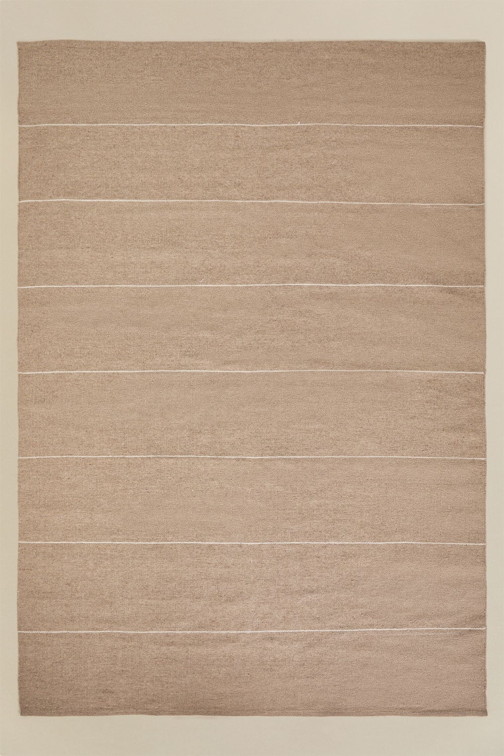 Tapis rectangulaire en laine et coton Iratxe - 3