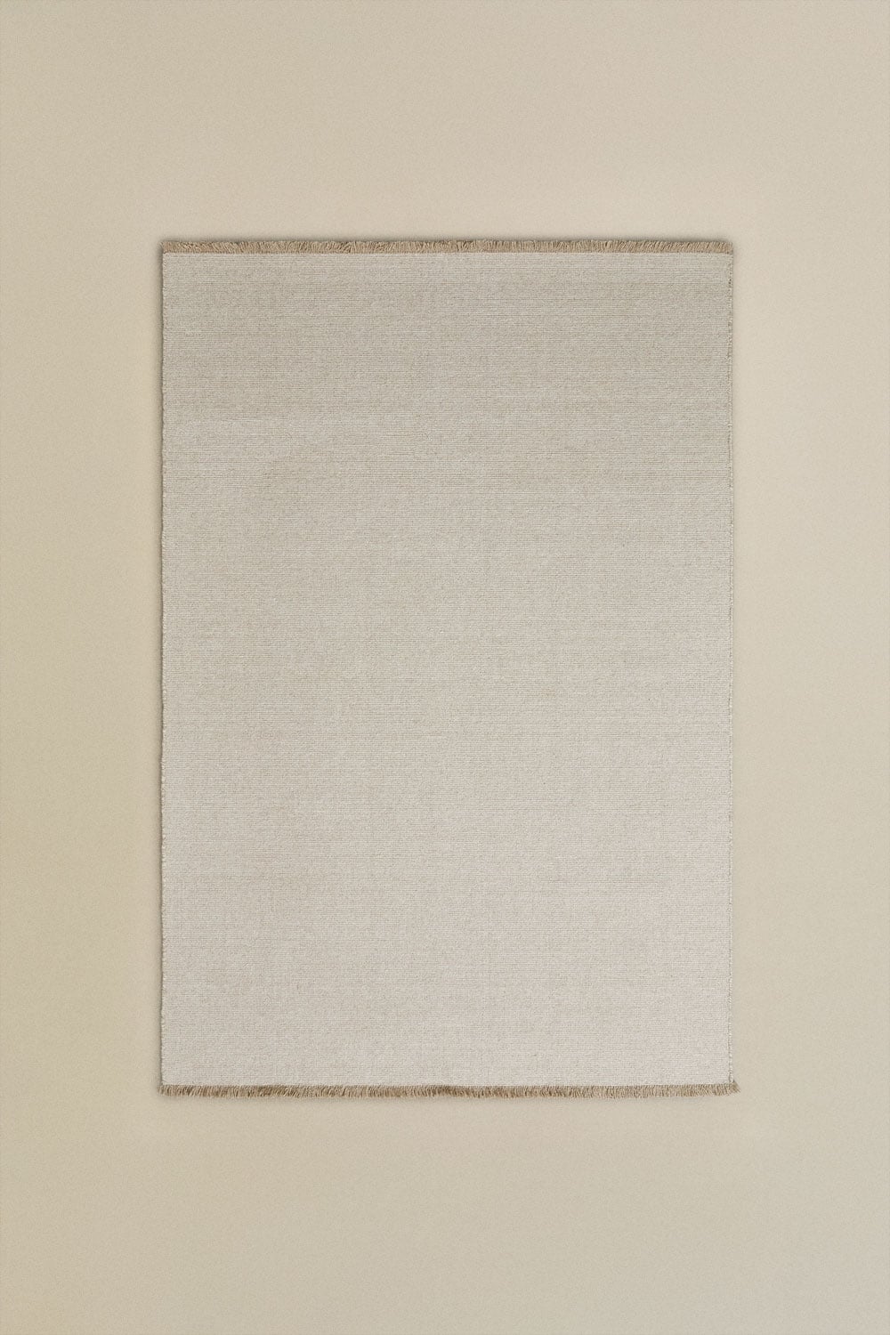 Tapis rectangulaire en laine et coton Quiteria - 1