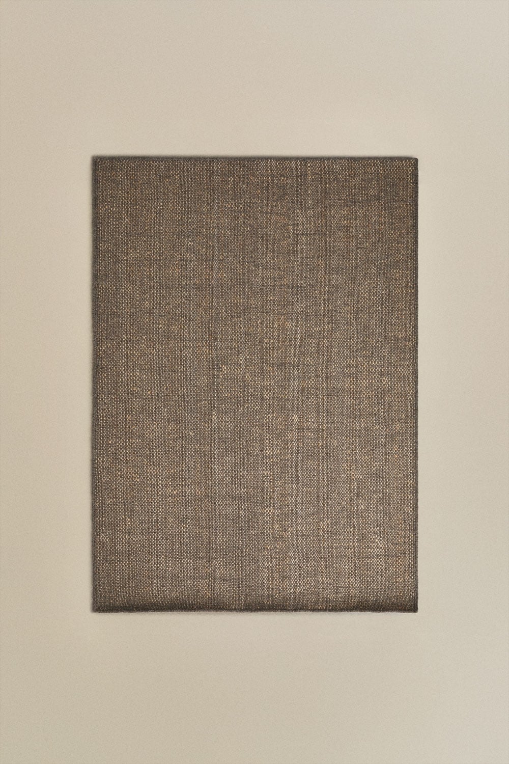 Tapis rectangulaire en laine et jute Wamba - 4