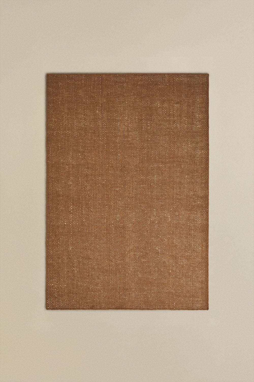Tapis rectangulaire en laine et jute Wamba - 3