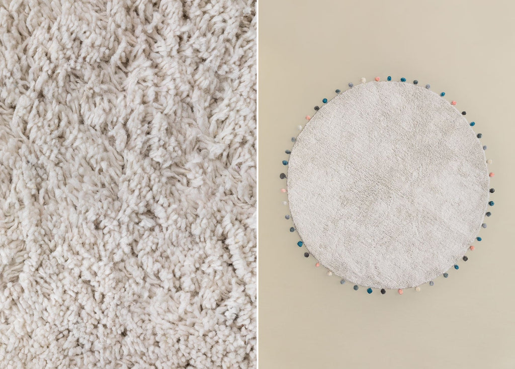 Tapis rond Ø125 cm en coton Cinder Kids - 2