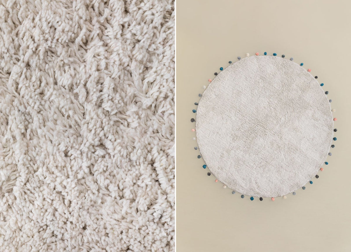 Tapis rond Ø125 cm en coton Cinder Kids - 2