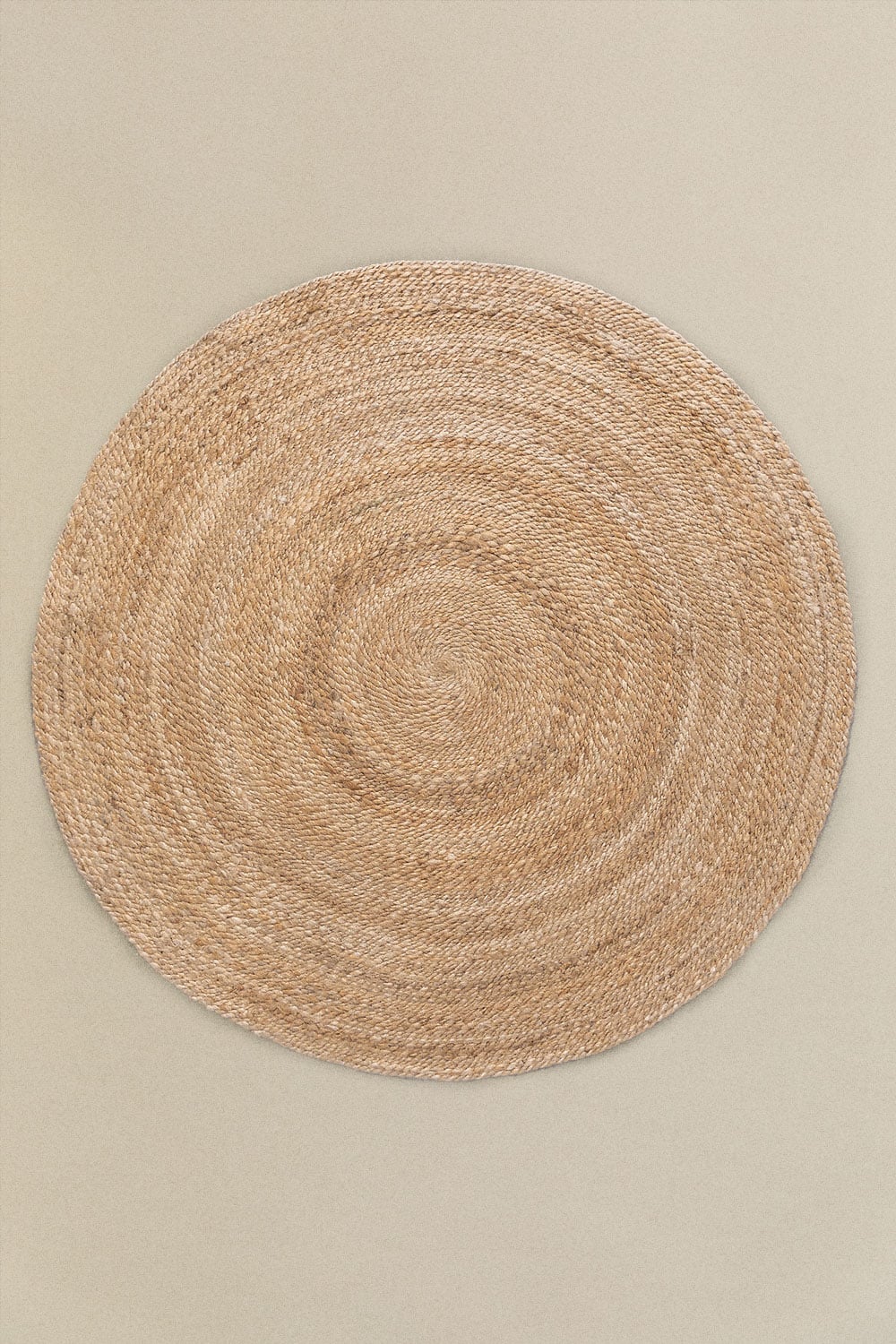 Tapis rond Ø145 cm en jute Keren - 1