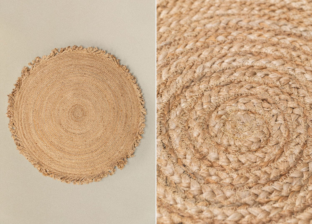 Tapis rond en jute Ondes - 3