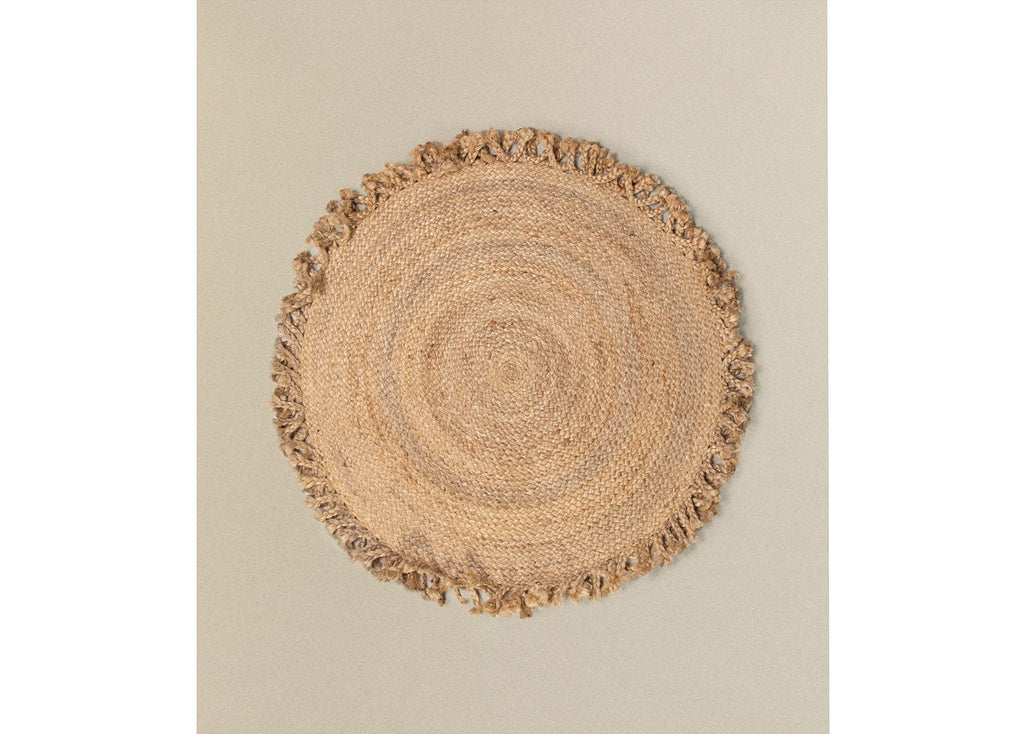 Tapis rond en jute Ondes - 2