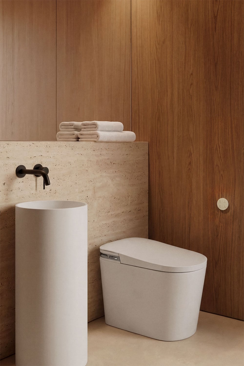 Toilette intelligent en céramique Saloa Basic - 1