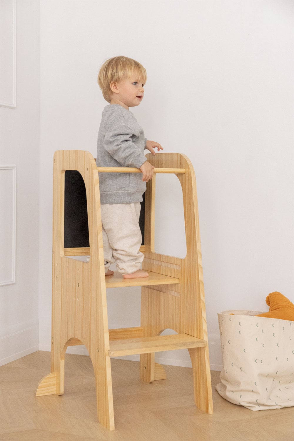 Tour d'apprentissage en bois de pin Sendoa Kids - 1