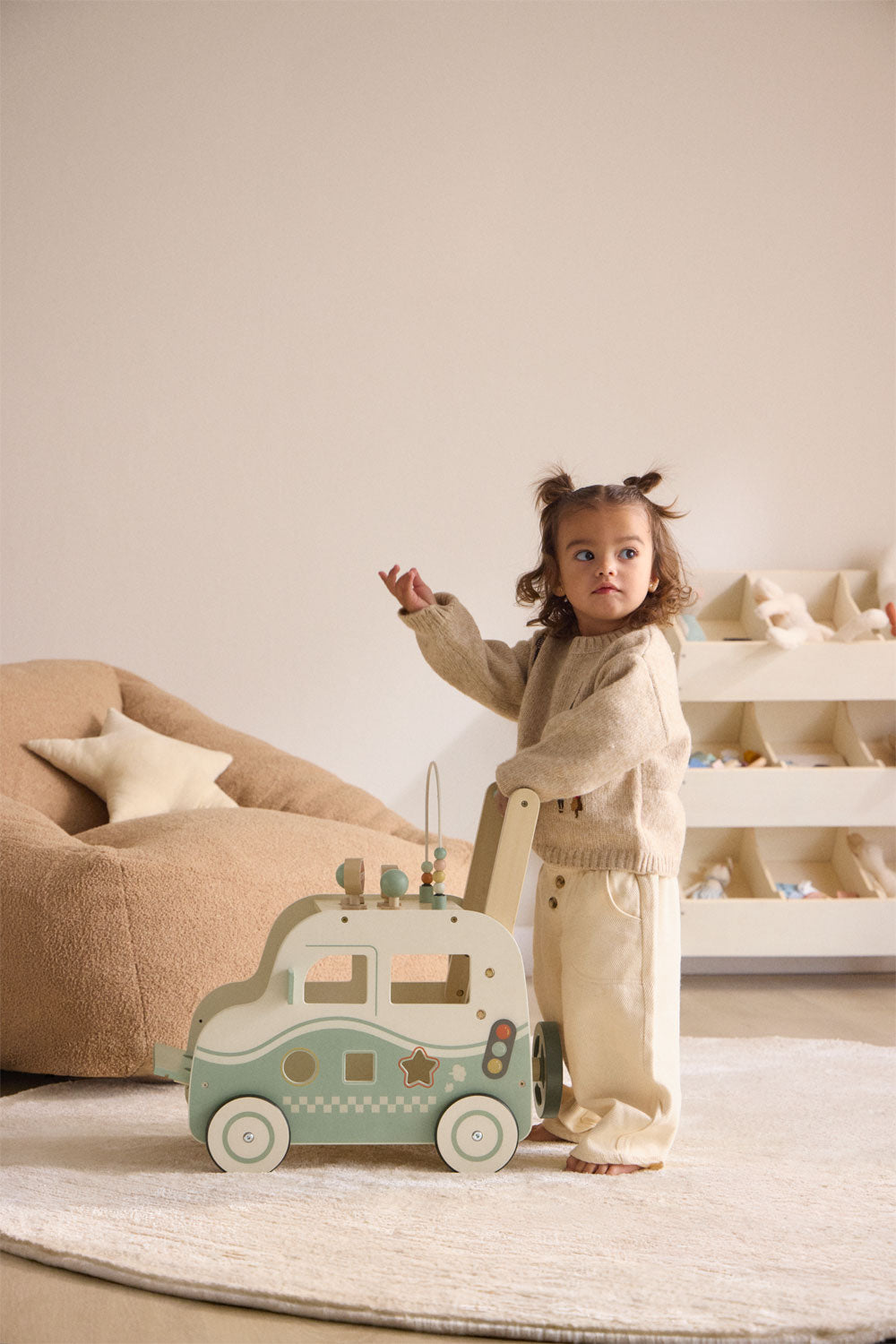 Trotteur multi-activités en bois Giennah Kids - 1