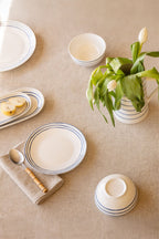 Service de table Isolda 12 pièces en porcelaine tendre - 1
